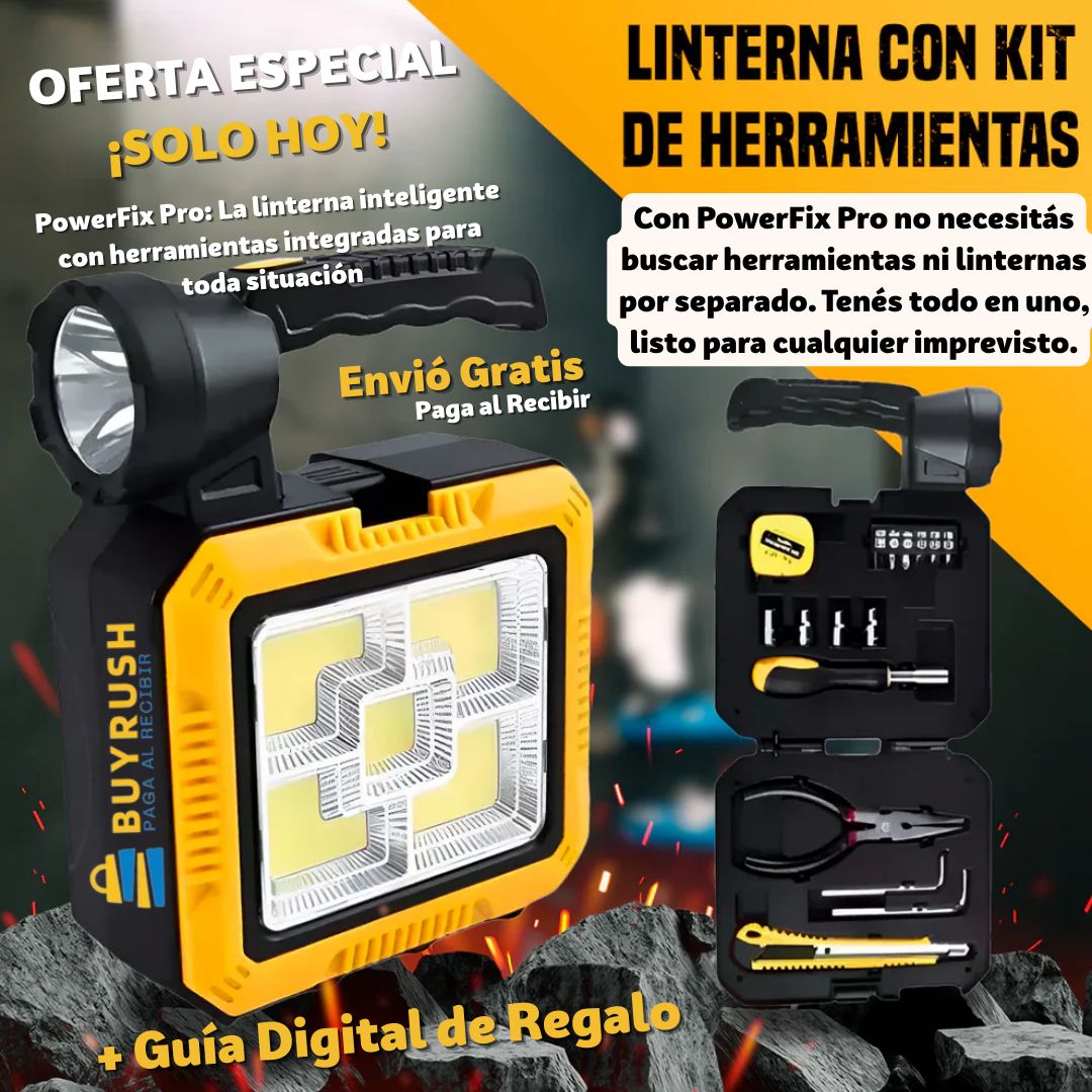 PowerFix Pro Iluminación y Herramientas en un Solo Dispositivo