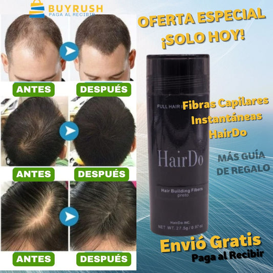 HairDo™ Fibras Capilares de Keratina para Recuperar Volumen al Instante