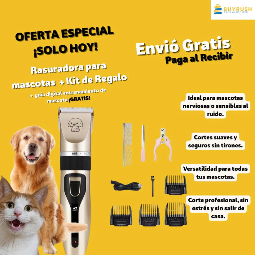 Kit + Rasuradora para mascotas